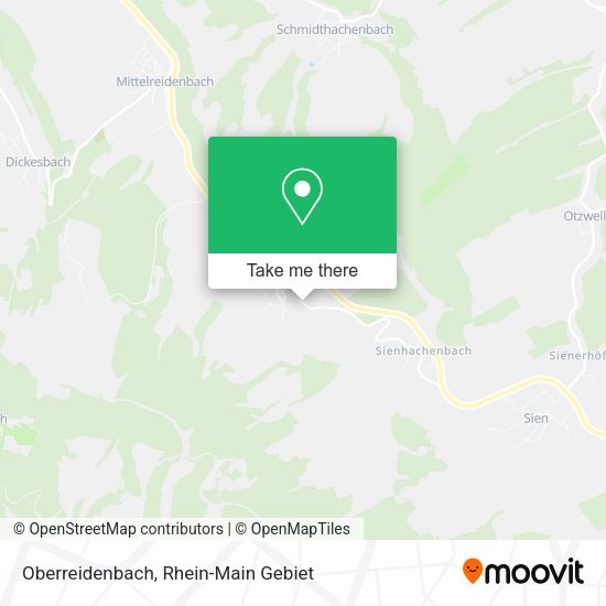 Карта Oberreidenbach