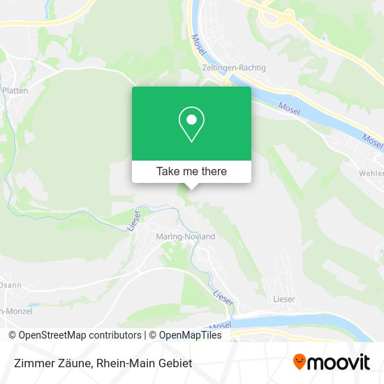 Карта Zimmer Zäune
