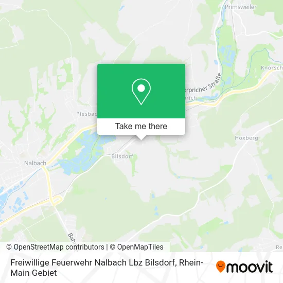 Карта Freiwillige Feuerwehr Nalbach Lbz Bilsdorf