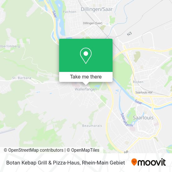 Карта Botan Kebap Grill & Pizza-Haus