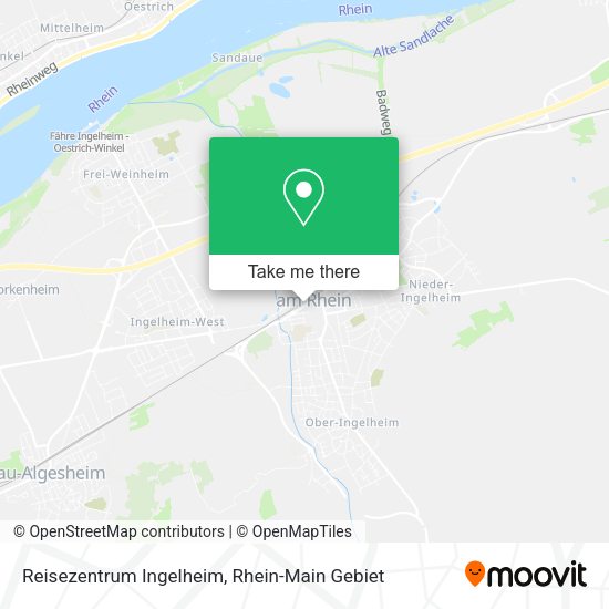 Карта Reisezentrum Ingelheim