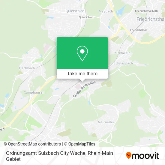 Карта Ordnungsamt Sulzbach City Wache