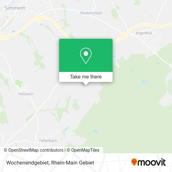 Карта Wochenendgebiet