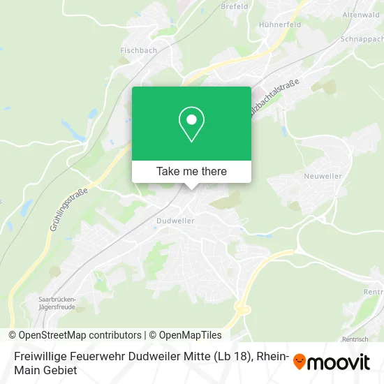 Карта Freiwillige Feuerwehr Dudweiler Mitte (Lb 18)