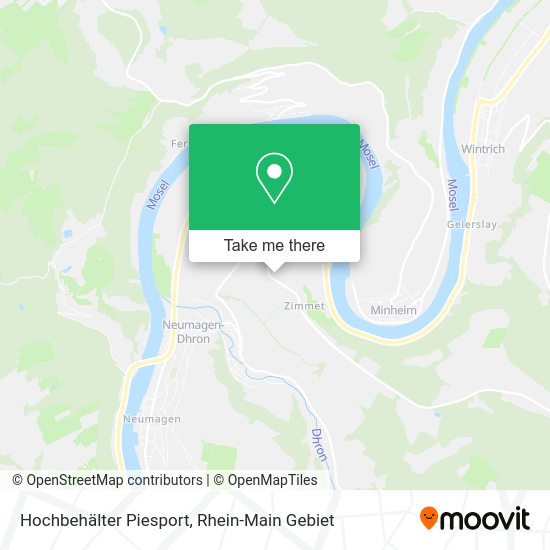 Карта Hochbehälter Piesport