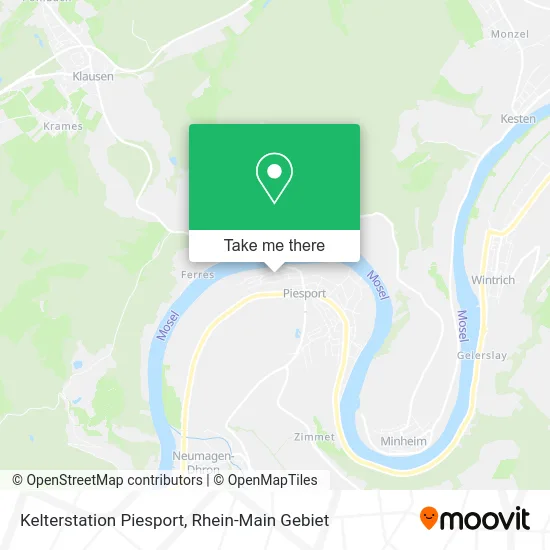Карта Kelterstation Piesport