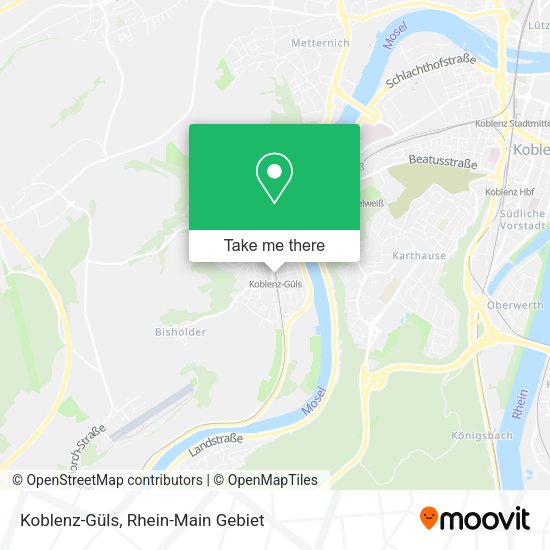 Карта Koblenz-Güls