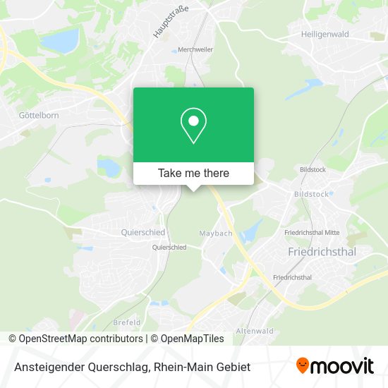 Карта Ansteigender Querschlag