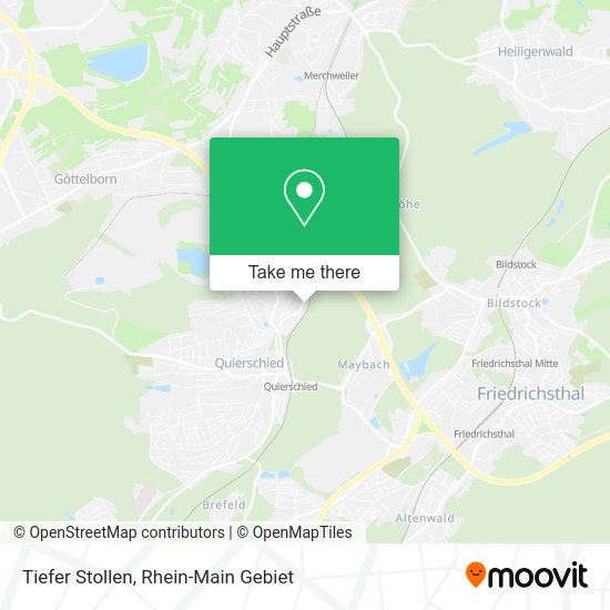 Карта Tiefer Stollen