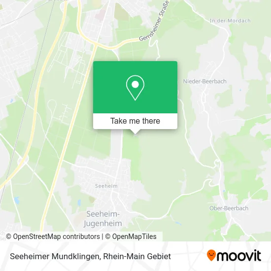Карта Seeheimer Mundklingen