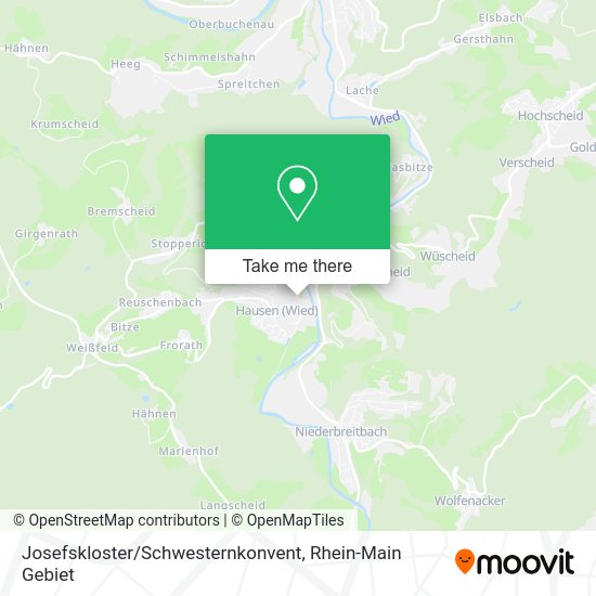 Карта Josefskloster / Schwesternkonvent
