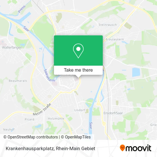 Карта Krankenhausparkplatz