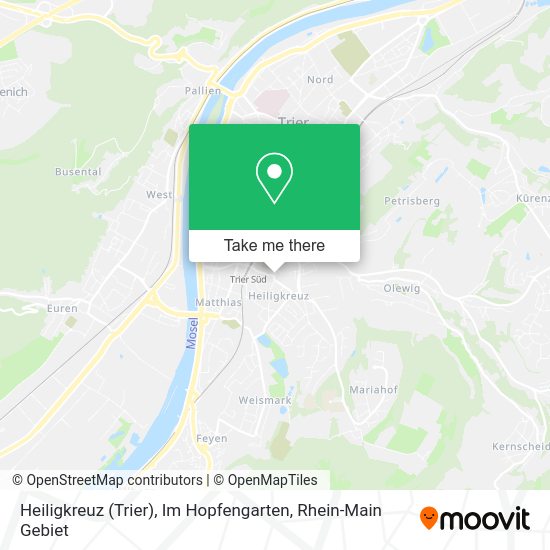 Карта Heiligkreuz (Trier), Im Hopfengarten