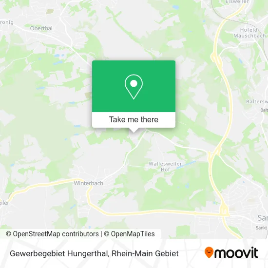 Карта Gewerbegebiet Hungerthal
