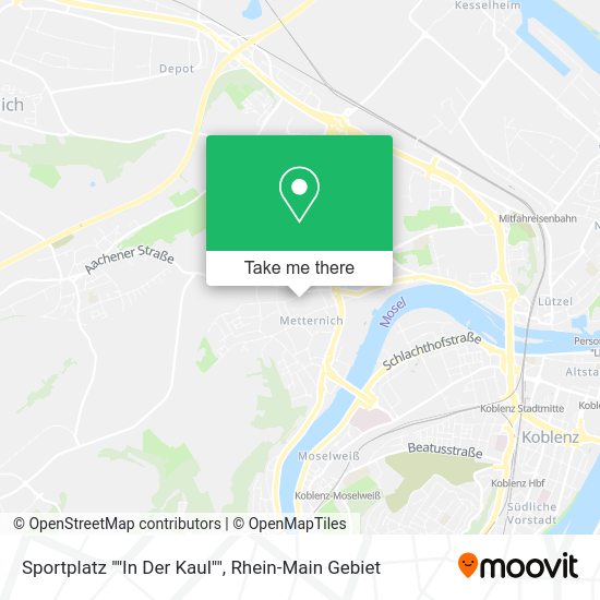 Карта Sportplatz ""In Der Kaul""
