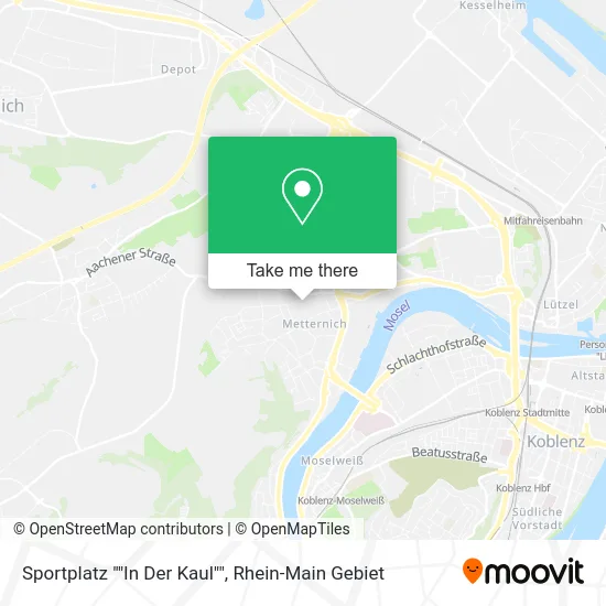 Карта Sportplatz ""In Der Kaul""