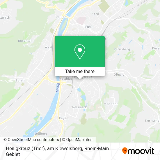 Карта Heiligkreuz (Trier), am Kiewelsberg