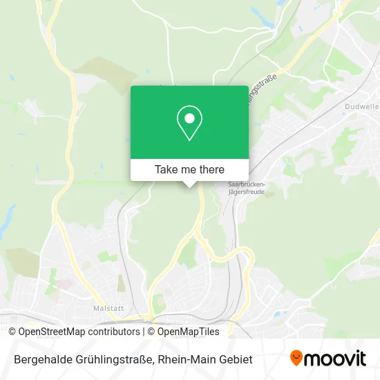 Карта Bergehalde Grühlingstraße