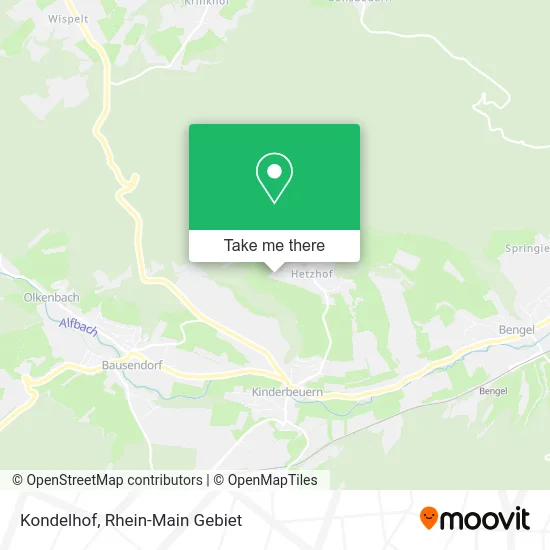 Карта Kondelhof