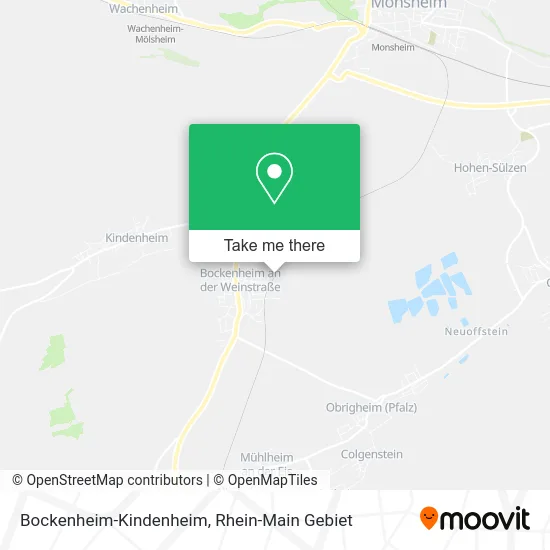 Карта Bockenheim-Kindenheim