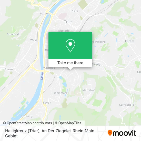 Карта Heiligkreuz (Trier), An Der Ziegelei