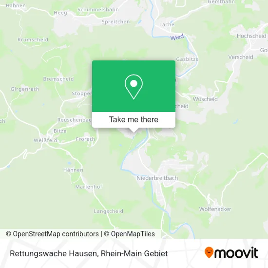 Карта Rettungswache Hausen