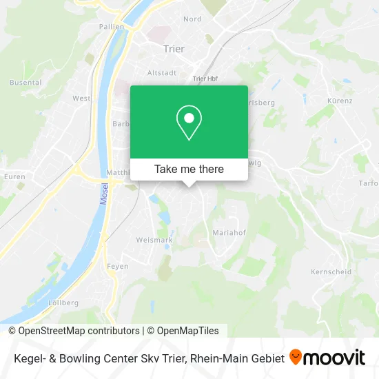 Карта Kegel- & Bowling Center Skv Trier
