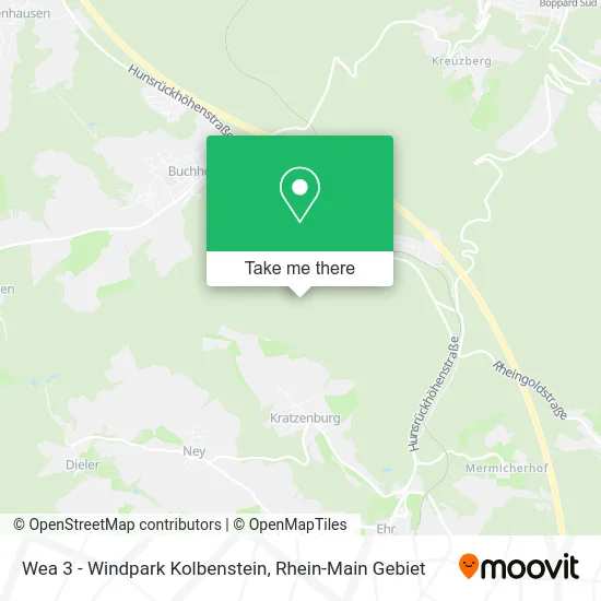 Карта Wea 3 - Windpark Kolbenstein