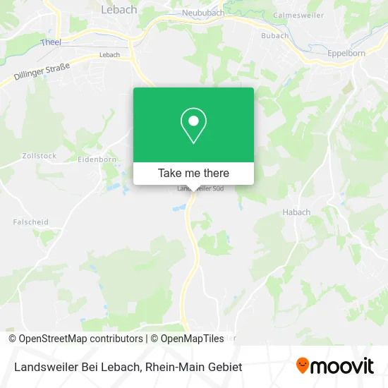 Карта Landsweiler Bei Lebach