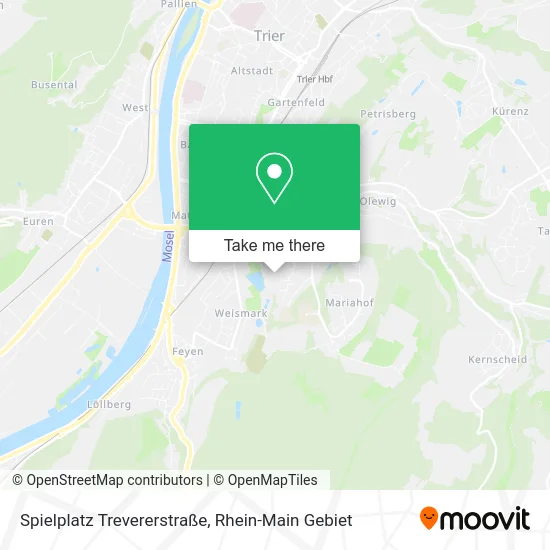 Карта Spielplatz Trevererstraße