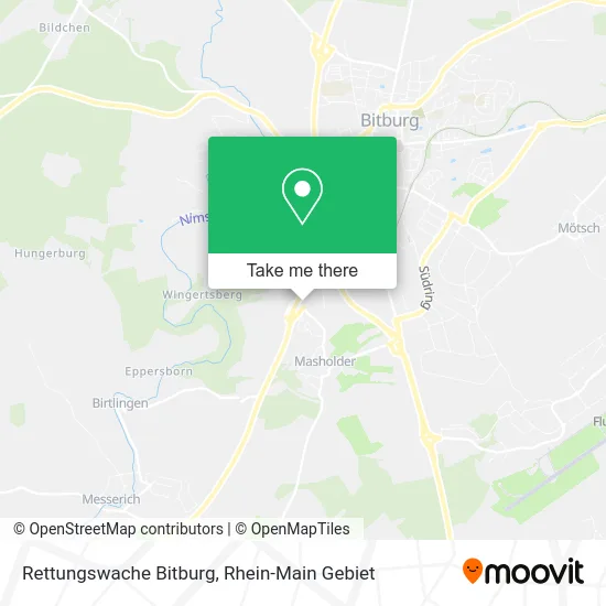 Карта Rettungswache Bitburg