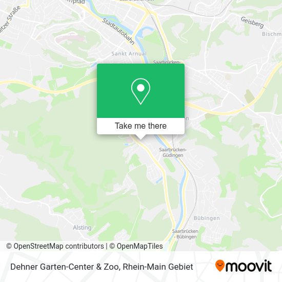 Карта Dehner Garten-Center & Zoo