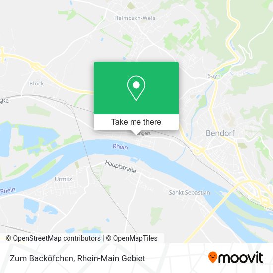 Карта Zum Backöfchen