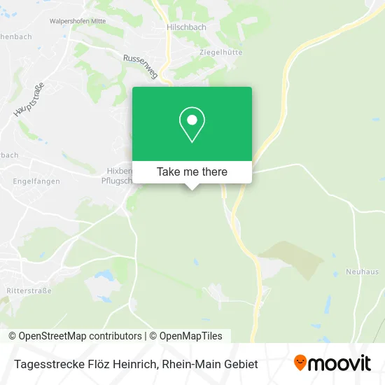 Карта Tagesstrecke Flöz Heinrich