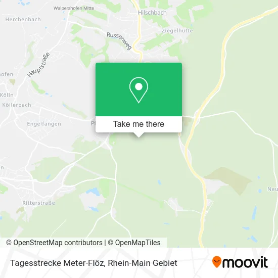 Карта Tagesstrecke Meter-Flöz