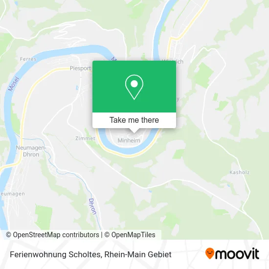 Карта Ferienwohnung Scholtes