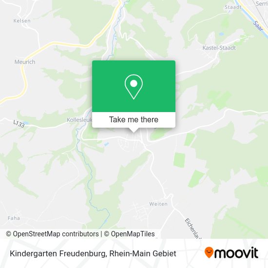 Карта Kindergarten Freudenburg