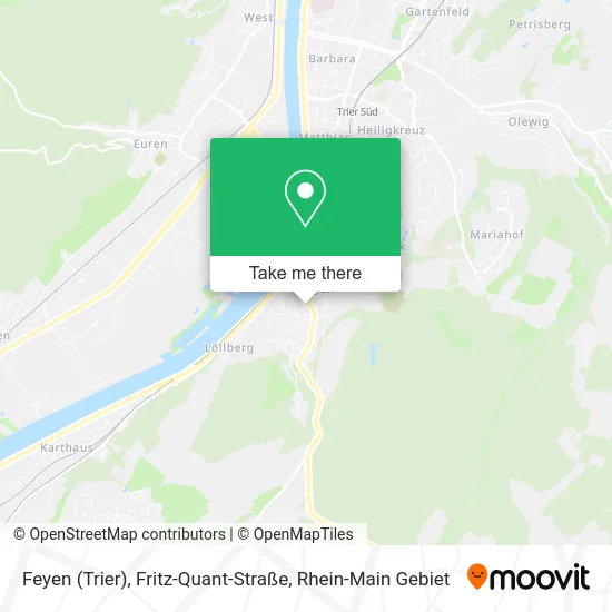 Карта Feyen (Trier), Fritz-Quant-Straße