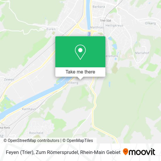 Карта Feyen (Trier), Zum Römersprudel