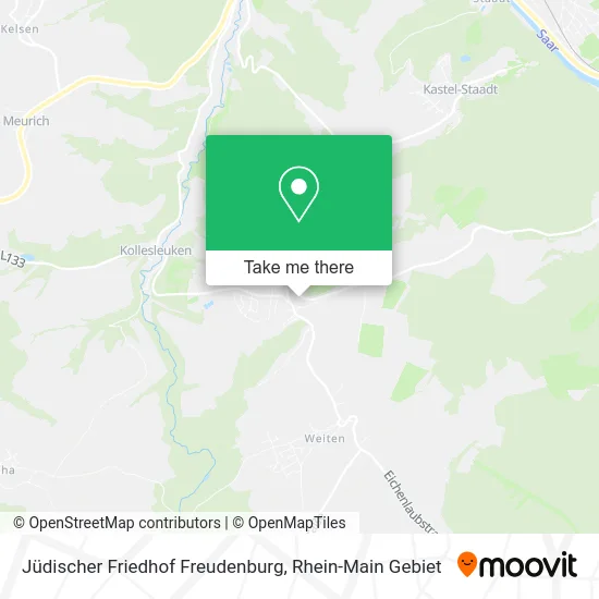 Карта Jüdischer Friedhof Freudenburg