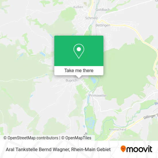 Карта Aral Tankstelle Bernd Wagner