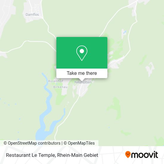 Карта Restaurant Le Temple