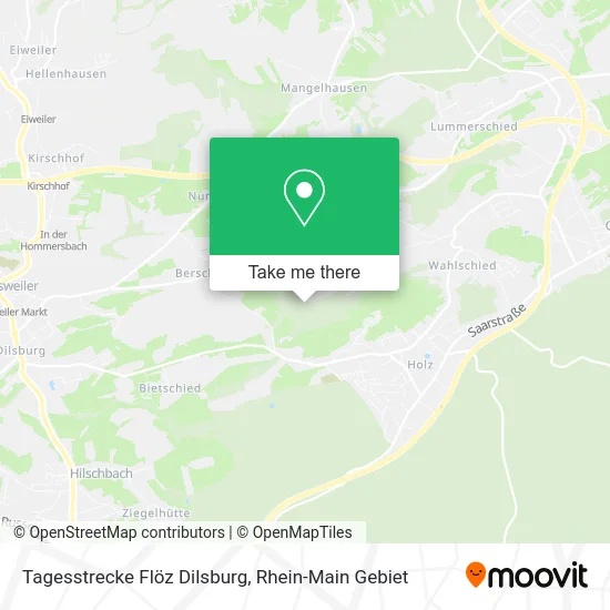 Карта Tagesstrecke Flöz Dilsburg