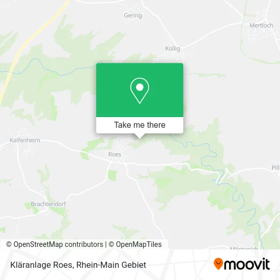 Карта Kläranlage Roes