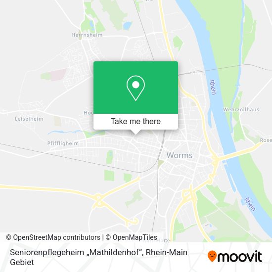 Карта Seniorenpflegeheim „Mathildenhof“