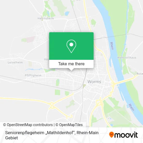 Карта Seniorenpflegeheim „Mathildenhof“