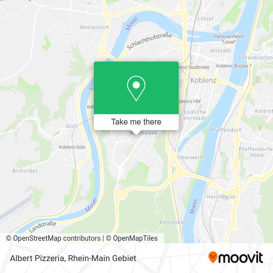 Карта Albert Pizzeria