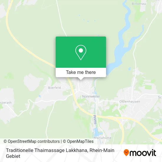 Карта Traditionelle Thaimassage Lakkhana