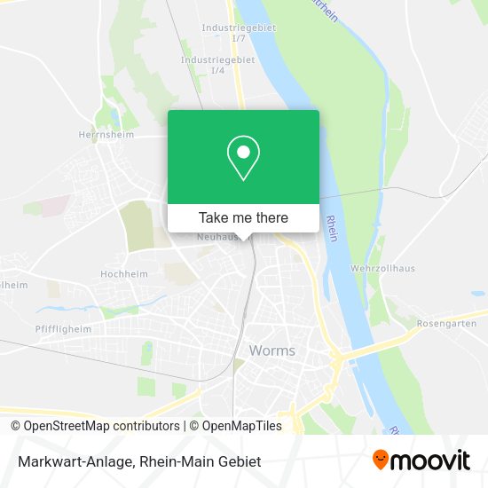 Карта Markwart-Anlage