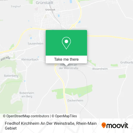 Friedhof Kirchheim An Der Weinstraße map